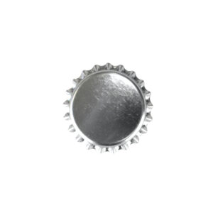 kroonkurken-glimmend-zilver-26-mm